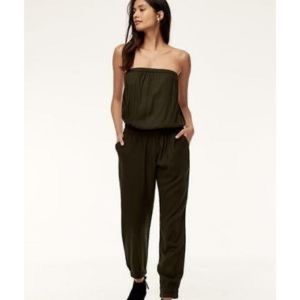 Aritzia - Sunday Best TABATA jumpsuit in olive green, size M
